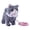 Gray, variant on Educational Simulation Sound Walking Robot Toy Remote Control for Language Development