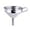 Silver, variant on Stainless Steel Funnels for Kitchen Use: Perfect for Filling Bottles, Transferring Liquids, Powders, and Spices. 4 Inch Wide (Silver)