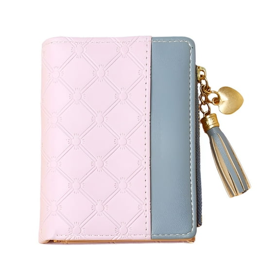 GASTROPOD Fashion Women Wallets Female Leather Wallet Mini Ladies Purse Zipper Clutch Bag Money Card Holder for Women Girl(Purple)