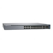 Juniper Networks EX Series EX4100-24P - Switch - L3 - managed - 24 x 10/100/1000Base-T + 4 x 10 Gigabit (uplink) + 4 x 10 Gigabit (uplink / stacking) - rack-mountable