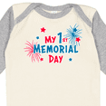 thumbnail image 4 of Inktastic My 1st Memorial Day Boys or Girls Long Sleeve Baby Bodysuit, 4 of 5