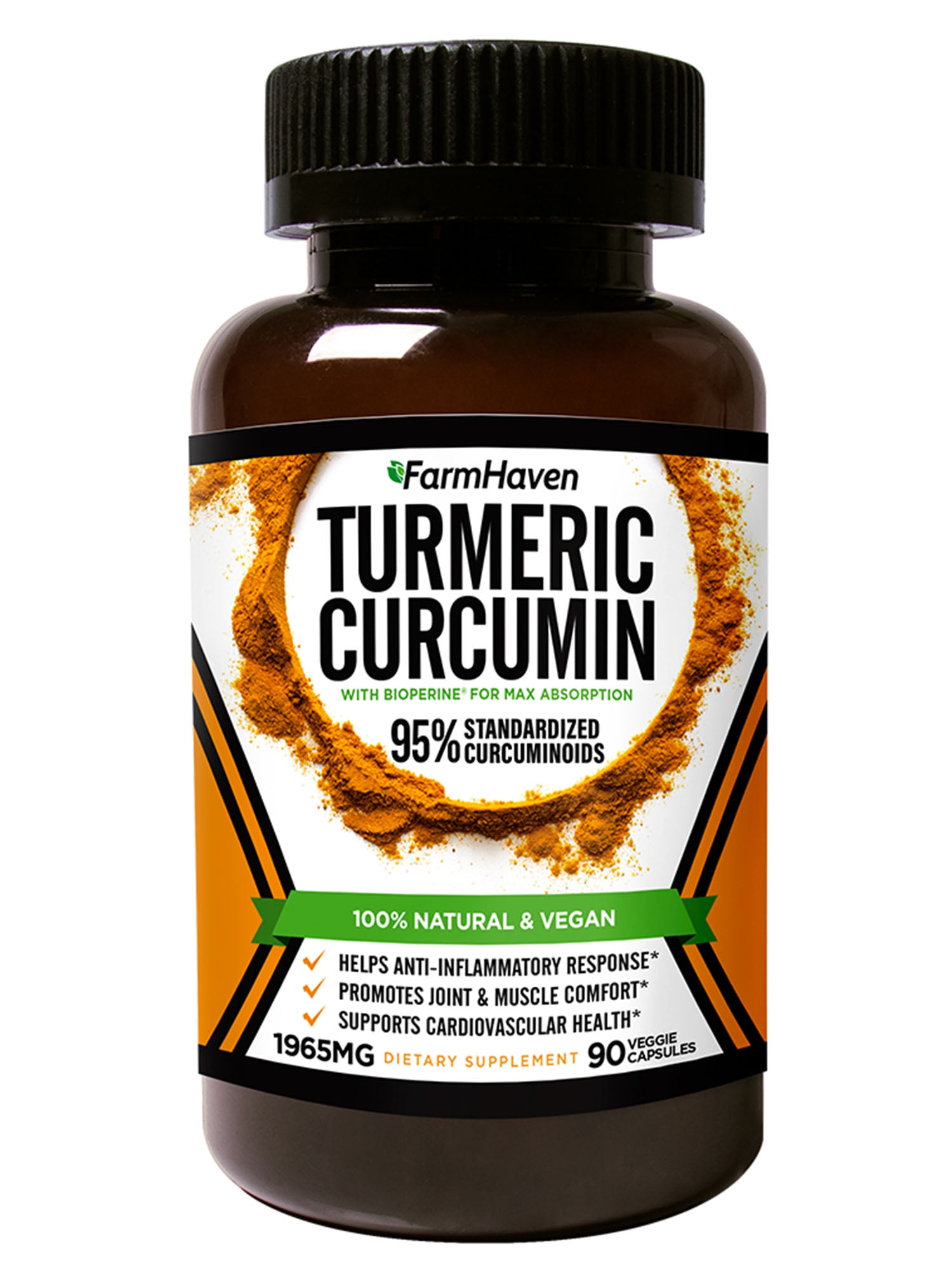 Turmeric Curcumin with BioPerine Black Pepper and 95 Curcuminoids