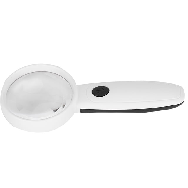 LED Light ABS Acrylic Magnifying Glass, High-Definition Reading Magnifier, for Hobbies Kids Seniors Reading