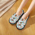 thumbnail image 4 of House Slippers for Women Men - Chocolate Cake Donut Print Lightweight House Shoes Fuzzy Slippers, Soft Slip-On Cozy House Slippers for Woman Indoor Outdoor, 4 of 7