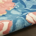 thumbnail image 5 of Nourison Sun N' Shade Indoor/Outdoor Modern Floral Blue 7'9" x 10'10" Area Rug, Easy Clean, Eco-Friendly, Bed Room, Living Room, Dining Room, Hallway, ()8' x 11'), 5 of 10