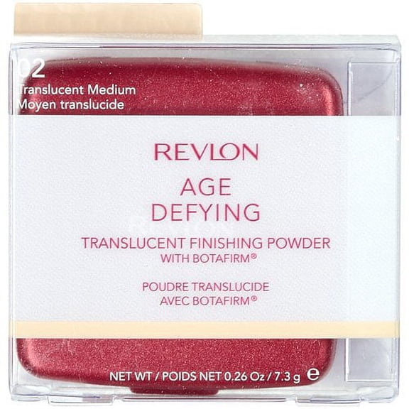 Revlon Age Defying Finishing Powder, 02 Translucent Medium, 0.26 Oz.