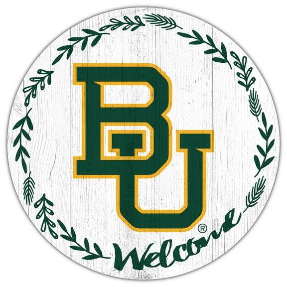 Baylor Bears 12" Welcome Circle Sign