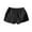 Black, variant on Ladies Summer Elastic High Rise Loose Sportswear Shorts