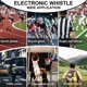 thumbnail image 4 of 2X Silbato Electrónico para Entrenadores con 3 Efectos de Sonido, Silbato para Entrenadores con Cordón, Silbato para Profesores, Silbato Deportivo., 4 of 5