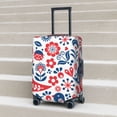 thumbnail image 3 of Wukai Birds Flowers Elastic Luggage Cover: Personalized Protection for Your Suitcase - Fits 19~29-inch, Washable & Durable Travel Companion-Large, 3 of 8