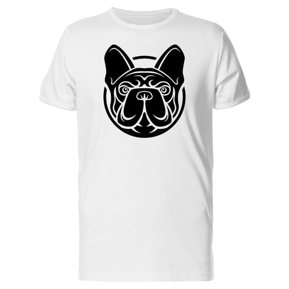 Black Sketch Of A French Bulldog Tee Men's -Image by Shutterstock