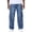 Dark Blue, variant on Men's Cargo Jean Pants Stretch Baggy Casual Zipper Washed Straight Leg Summer Outdoor Denim Work Pants with Pockets Light Blue L