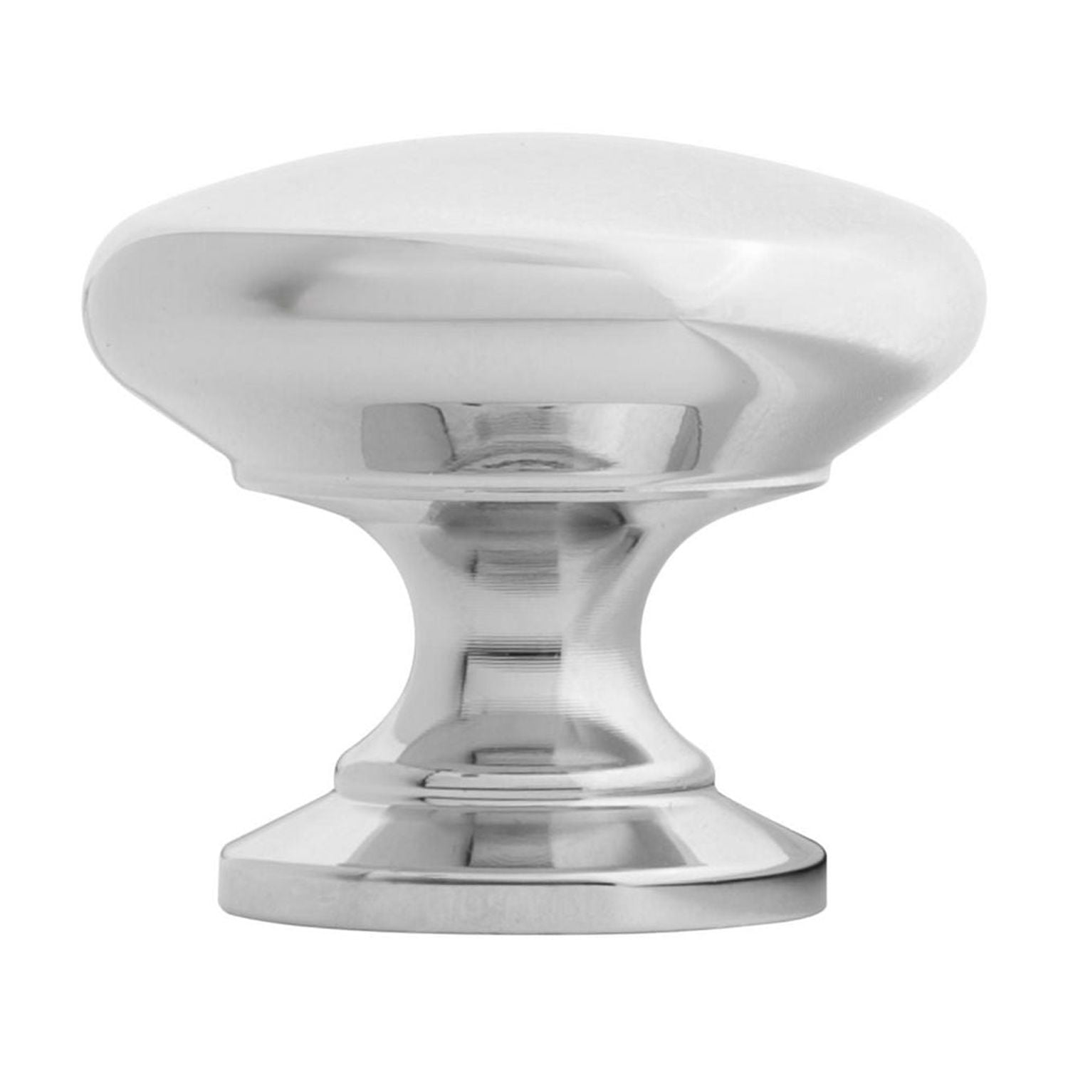 Era Simple Round Metal Cabinet Knobs with Screws, Drawer Handles for Kitchen Bathroom and Dressers Home Decor, Chrome,  8Pk, 1 x 1 x 1 in.