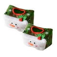 thumbnail image 1 of Oleegame 2PC Spoon And Lid Rest Christmas Tissue Box Is Suitable For Most Facial Tissues, Other Tissue Boxes, Advanced Office, Kitchen, Bathroom, Living Room Red, 1 of 9