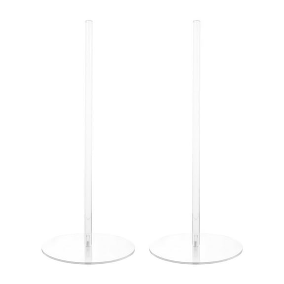 OUNONA Transparent Acrylic Donut Stand for Party Display Unique Design and Sturdy 2 Pcs