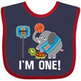 thumbnail image 3 of Inktastic Basketball 1st Birthday for One Year Old Boys Baby Bib, 3 of 4