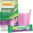 thumbnail image 4 of (2 pack) Emergen-C Energy Plus Vitamin C Energy Drink Mix Powder, Blueberry Acai Flavor, 18 Ct, 4 of 10