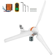VEVOR 400W Wind Turbine Kit, 12V AC with MPPT Controller & 3 Auto-Adjust Blades - Ideal for Terraces, Marines, Motor Homes, Chalets, Boats