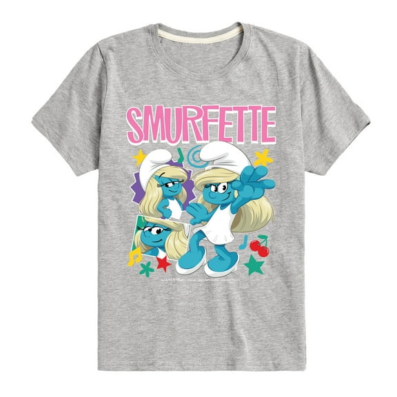 Smurfs - Smurfette - Kids Youth Short Sleeve Tee