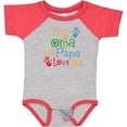 thumbnail image 3 of Inktastic My Oma and Papa Love Me Boys or Girls Baby Bodysuit, 3 of 5