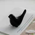 thumbnail image 6 of Uniquewise Set of 2 Black Ceramic Bird Statue Gift & Decorative Accent for Living Room Bedroom Office Desktop Shelves Coffee Table Cottage Spaces or Farmhouse Aesthetic Ideal for Minimalist Interiors, 6 of 8