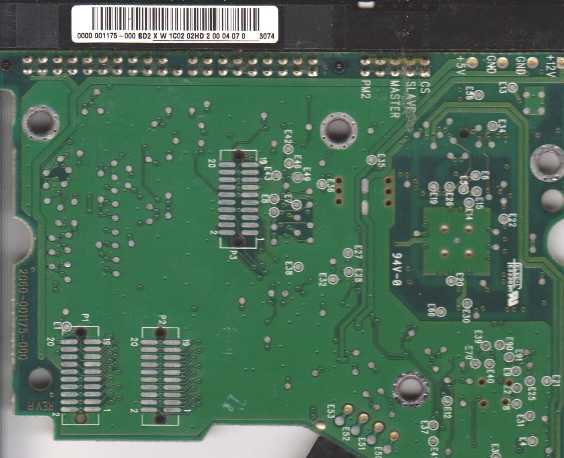 WD IDE 3.5 Circuit Imprimé WD400BB-00AUA1 PCB 0000-001003-001 G