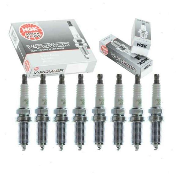 8 pc NGK V-Power Spark Plugs compatible with Honda Civic 1.3L L4 2006-2011
