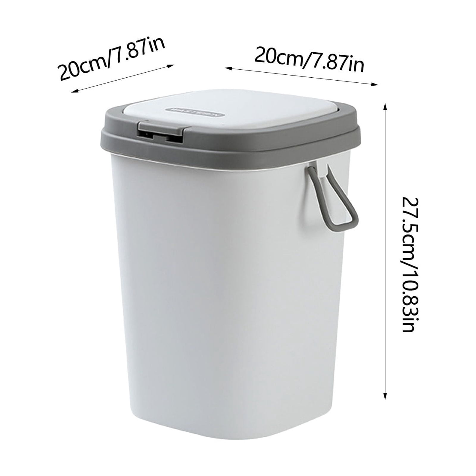Odor Blocking Bathroom Trash Can with Lid, Large Capacity Square Thickened Bin for Living Room or Bedroom, Durable Waste Container for Household Organization Daily Hot Picks & Limited-Time Offers