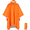 X Orange, variant on Hooded Rain Poncho for Adults Waterproof Lightweight Rain Coat for Men Women Reusable Rain Jacket for Emergency Outdoor