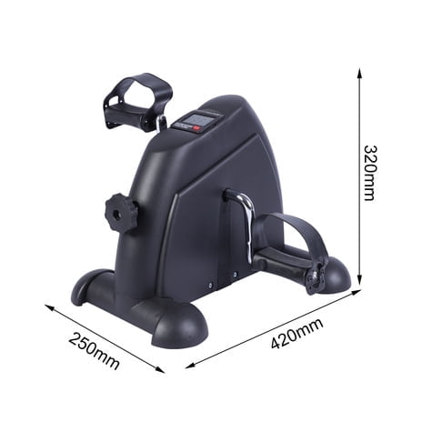 Mini Under Desk Bike Pedal Exerciser,Portable Mini Exercise Bike with LCD Display, Arm & Leg Workout Machine for Seniors Home Office Use