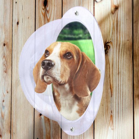 UPC: 0705604322502 | Downtown Pet Supply Dog Fence Window  Dome Dog Window for Fence  Clear