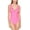 Neon Pink, variant on Women's Ruffle Underwire Tummy Control One-Piece Swimsuit (4, Neon Pink)