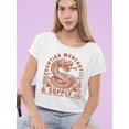 thumbnail image 2 of Frontier Snake Graphic Tee Crop Tee Women's, 2 of 4