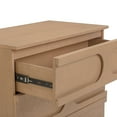 thumbnail image 5 of Nathan James Iris 3 Drawer Dresser, Mid-Century Modern Solid Wood Dresser for Bedroom, Raw Oak, 5 of 5
