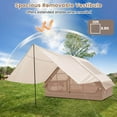 thumbnail image 6 of Costway Inflatable Camping Tent 4-6 People Waterproof Blow-up Air Tent with Porch, Pump, 6 of 11
