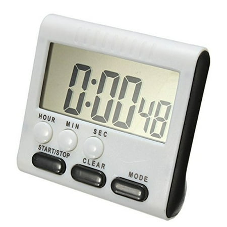

Digital egg timer / kitchen timer with loud alarm up and down function magnetic stand Black