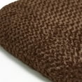 thumbnail image 4 of Brown 2' x 3' Lux Faux Fur Oval Pet Bed, 4 of 6