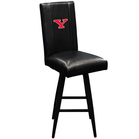 Logo Fabric Bar Stool - Youngstown State Penguins Collegiate Bar Stool Swivel 2000 with Secondary logo