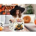 thumbnail image 7 of BOOHIT Large Halloween Gift Basket for Kids Cute Baby Candy Storage Bin Women Decor(Castle Pumpkin Bat), 7 of 7
