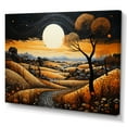 thumbnail image 2 of Designart "Farm Golden Harvest Painting V" Landscapes Wall Art Living Room, 2 of 5