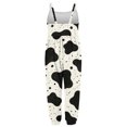 thumbnail image 4 of Auroural Girls Overalls 3T Toddler Girls Kids Cow Printing Jumpsuit Strap Romper Outfits Clothes with Pockets, 4 of 8