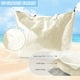 thumbnail image 2 of Bolsa Tote KALIDI de PVC con Cierre y Papel Kraft, Bolsa de Playa Beige, 2 of 7