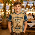 thumbnail image 2 of Boys Festival Graphic Tee for Kids Themed Print Top Young Casual Short Sleeve Shirt Everyday Wear Kids T-Shirts Summer Clothes, 2 of 5