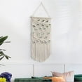thumbnail image 2 of CATPAN Macrame Hanging Tapestry Boho Hand Woven Tapestries Dream Catchers Boho Wall Art Decor Home Wall Decor Wall Pediment 16x30 Inch, 2 of 10