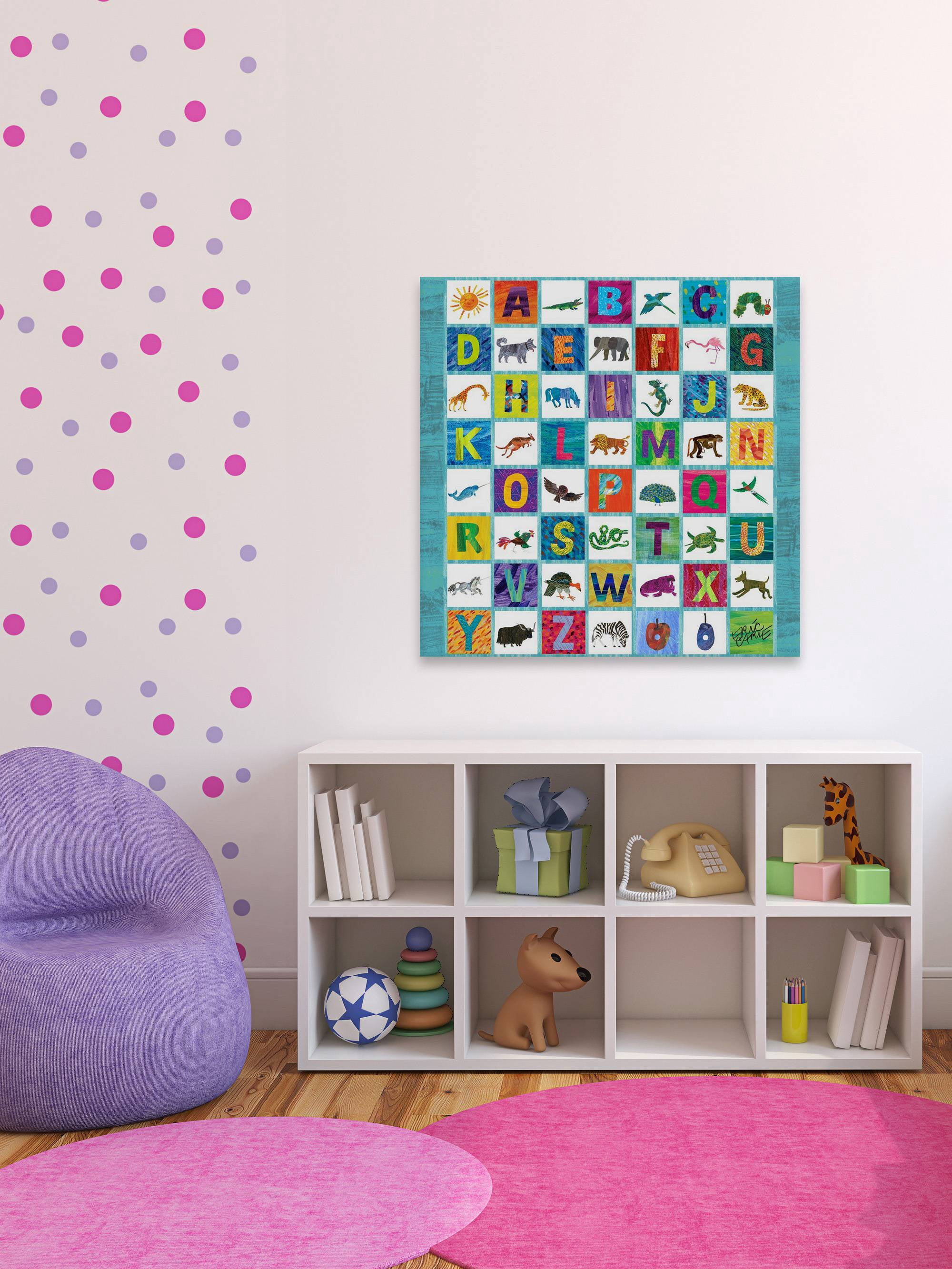 Marmont Hill Animal Alphabet by Eric Carle Canvas Wall Art