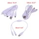 thumbnail image 3 of Multifunctional 2 in 1 Charging Cable USB to Dual Micro USB Charger Cable Cord for Andriod Mobile Phone 0.3M/1M/2M 2m., 3 of 5