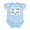 Sky Blue, variant on CafePress - IM Infant Creeper - Baby Light Bodysuit, Size Newborn - 24 Months