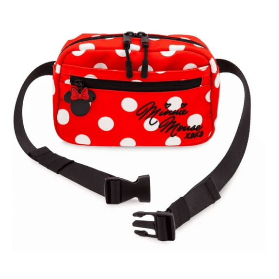 Disney Parks WDW Minnie Mouse XOXO Polka Dots Hip Belt Bag New with Tag
