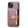 thumbnail image 2 of Elehold Clasp Wallet Case for iPhone 14 Pro 6.1 inch Ultra Slim PU Leather+Soft TPU Shockproof   with Kickstand Folio Flip Card Cash Slot Full Body Protection Case,Coffee, 2 of 6