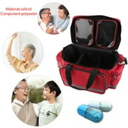High Capacity First Aid Responder Emergency Medical Bag For Home Travel Office Workplace Child Care Hiking Survival